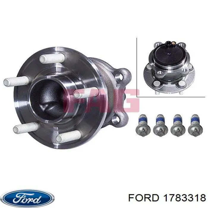 Маточини задніх коліс Ford 1783318 ціна, від 56.64 USD
