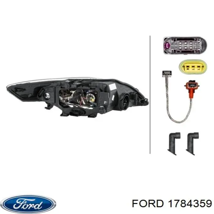 1784359 Ford Фара ліва передня