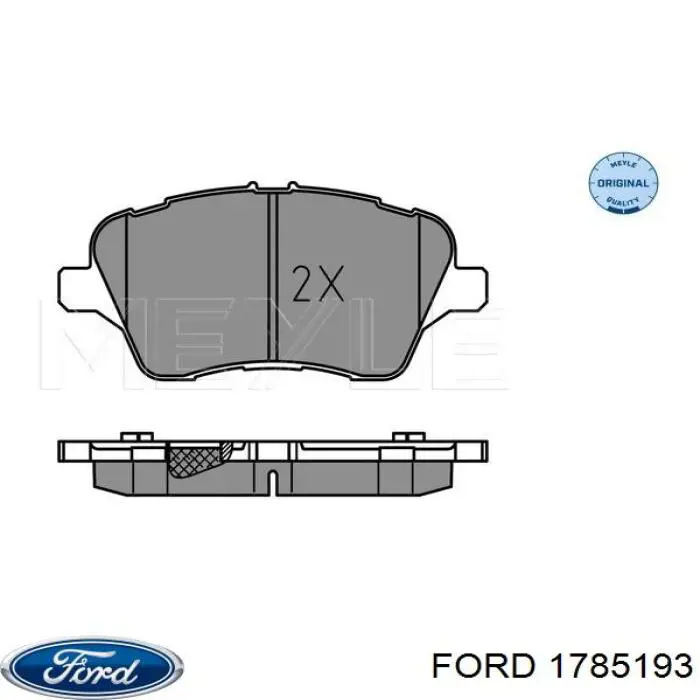 Купити 1785193 Ford Колодки гальмівні передні, дискові