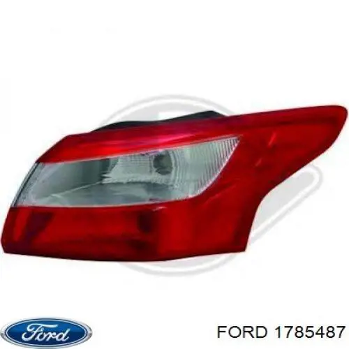 Ліхтар задній лівий, зовнішній 1727666 Ford