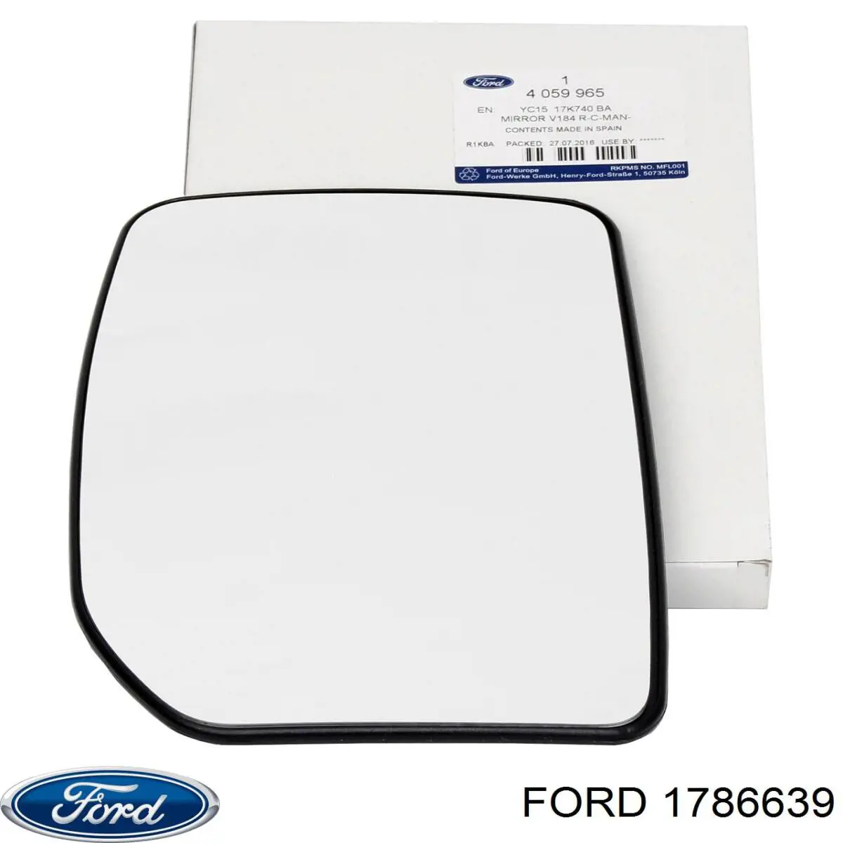 Праве бічне дзеркало Ford 1786639 ціна, від  USD