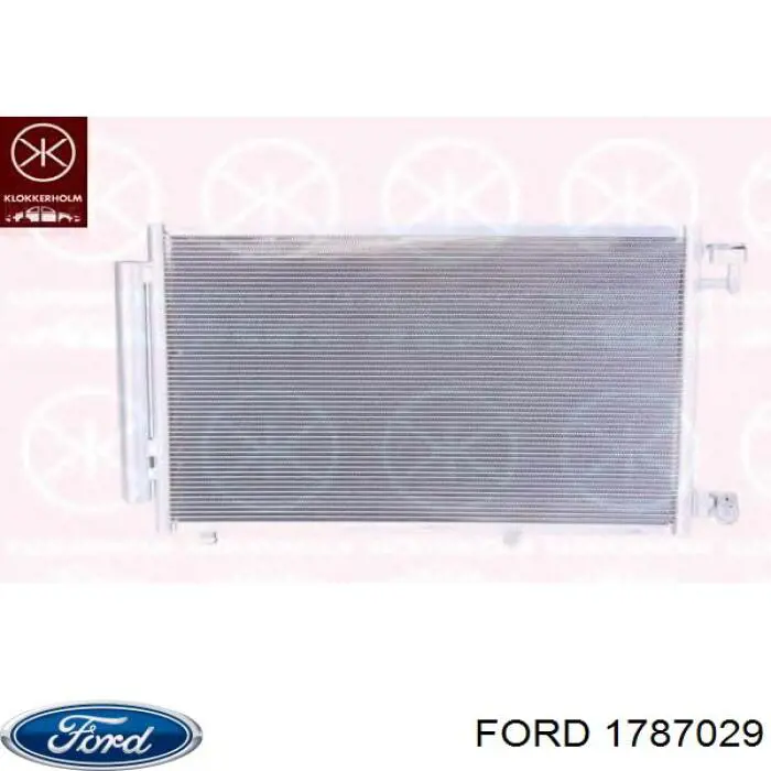 1787029 Ford радіатор кондиціонера