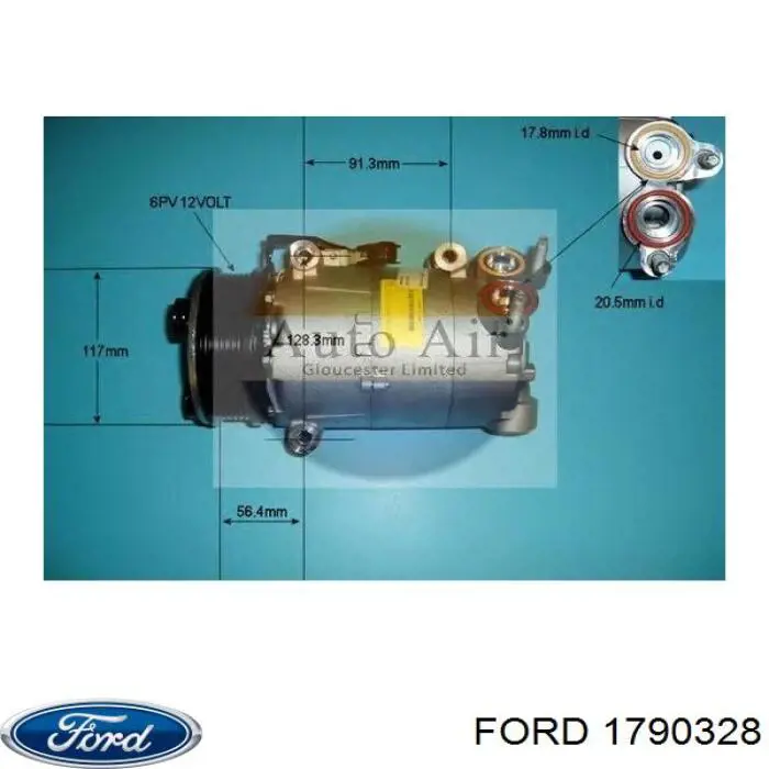 1790328 Ford Компресор холодоагенту