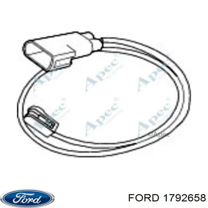 Датчик зносу гальмівних колодок, задній Ford 2511675