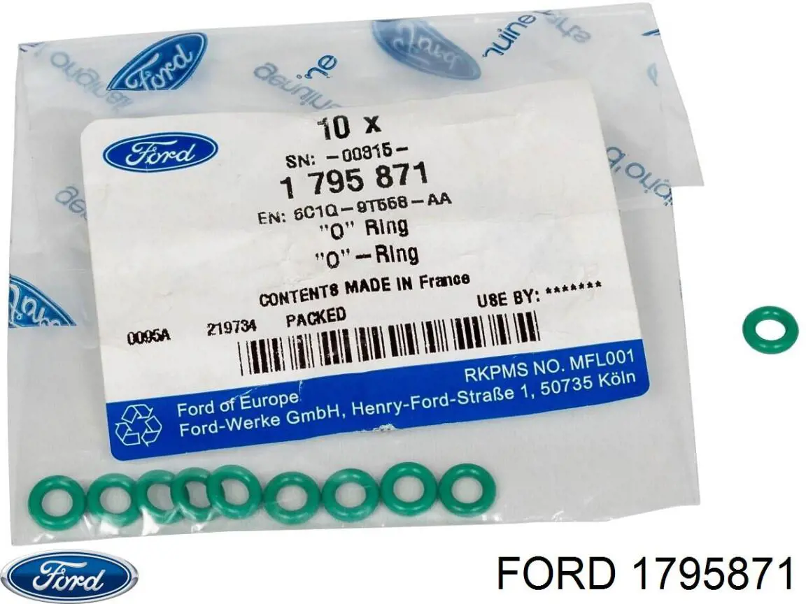 HMP6C1Q9T558AA Hmpx Кільце ущільнювача штуцера зворотного шланга форсунки