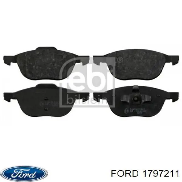 Тормозні колодки Ford 1797211