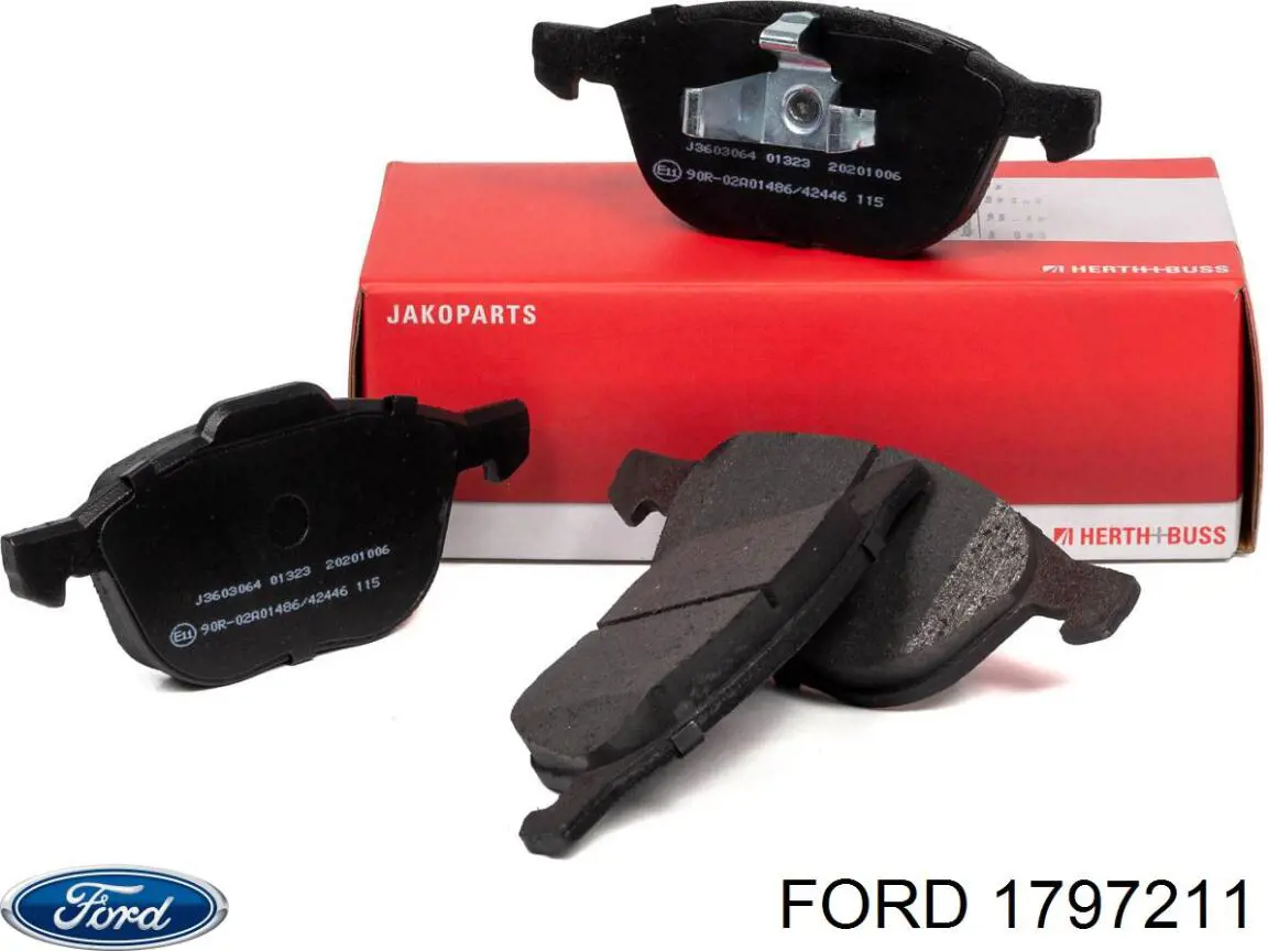 1797211 Ford Передні гальмівні колодки