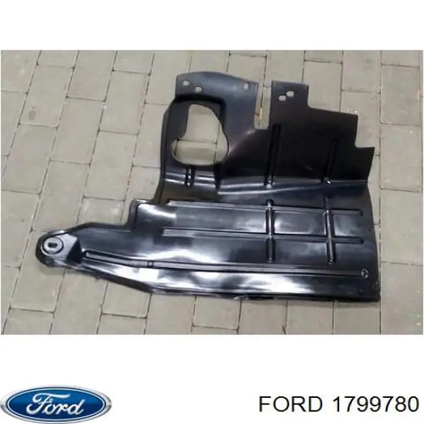 CV6111779AC Ford Повітропровід (дефлектор) радіатора, лівий