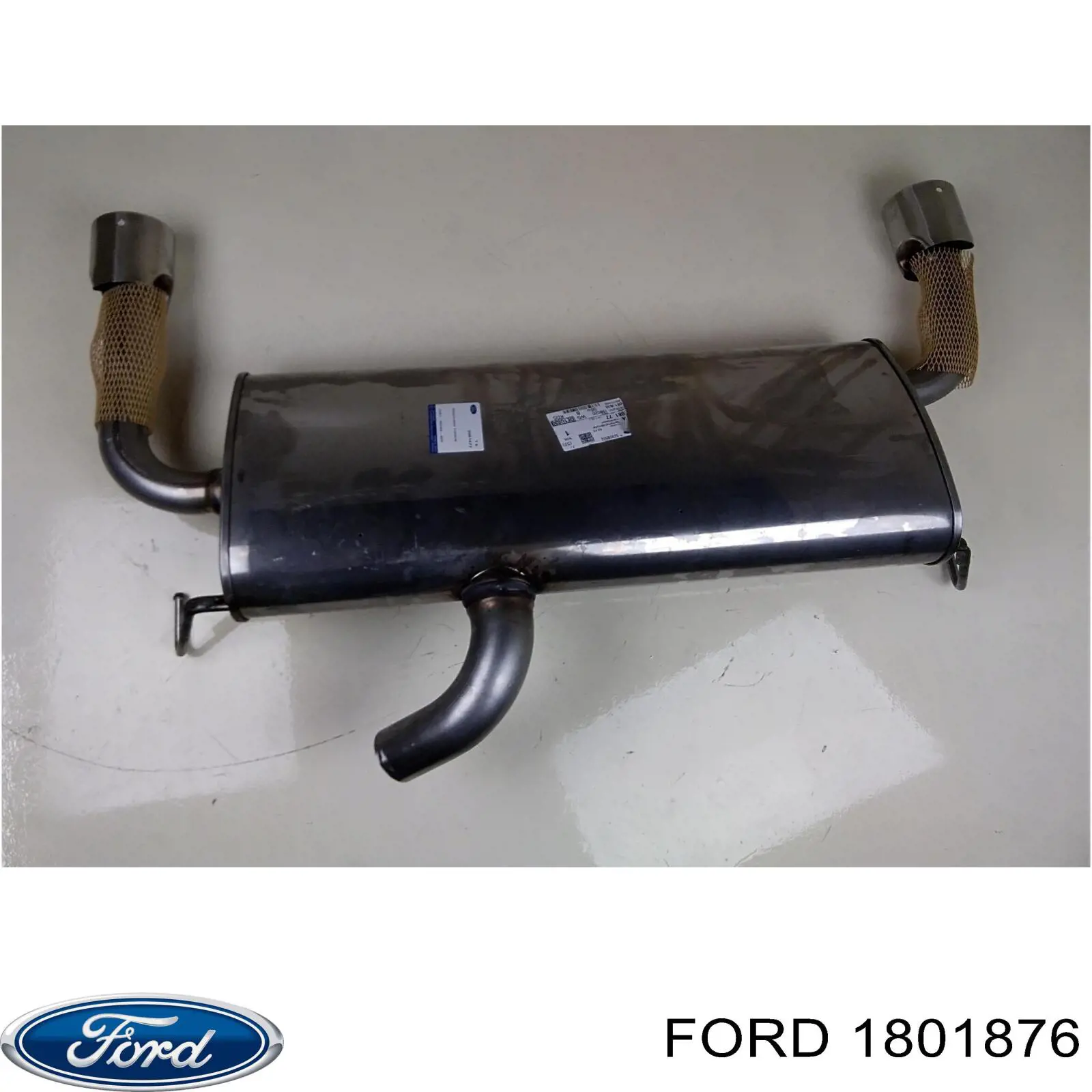 1801876 Ford Глушник, задня частина