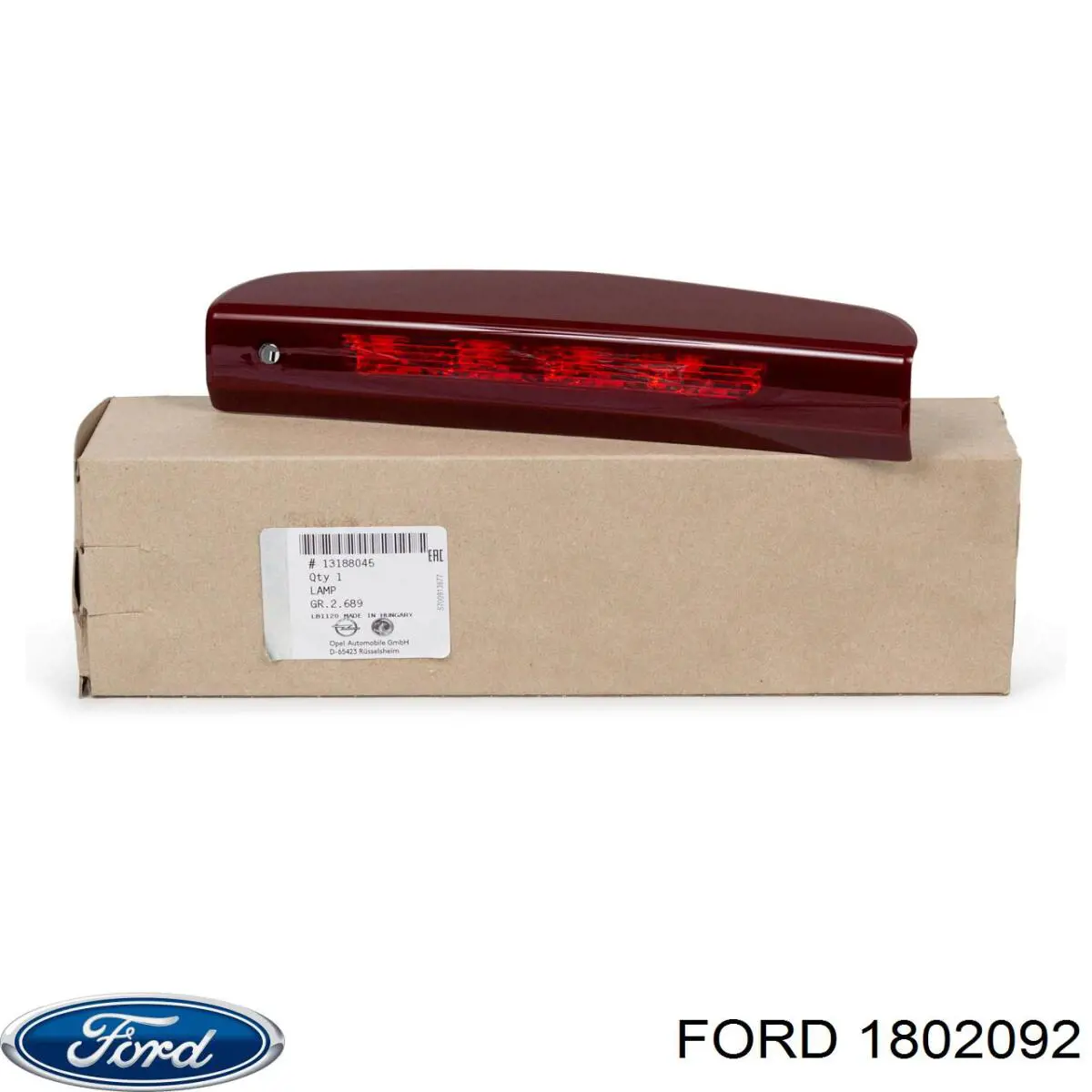2289412 Ford Стоп-сигнал заднього скла
