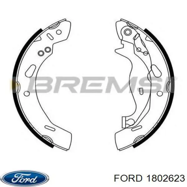 Колодки гальмові задні, барабанні Ford 1802623 ціна, від 24.80 USD