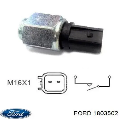 1803502 Ford датчик включення ліхтарів заднього ходу