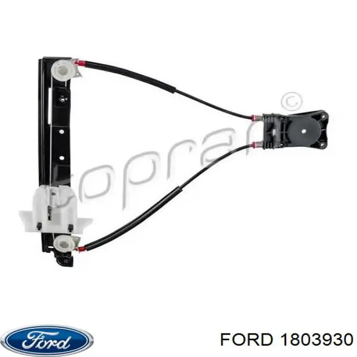 Механізм склопідіймача двері задньої, правої 1803930 Ford