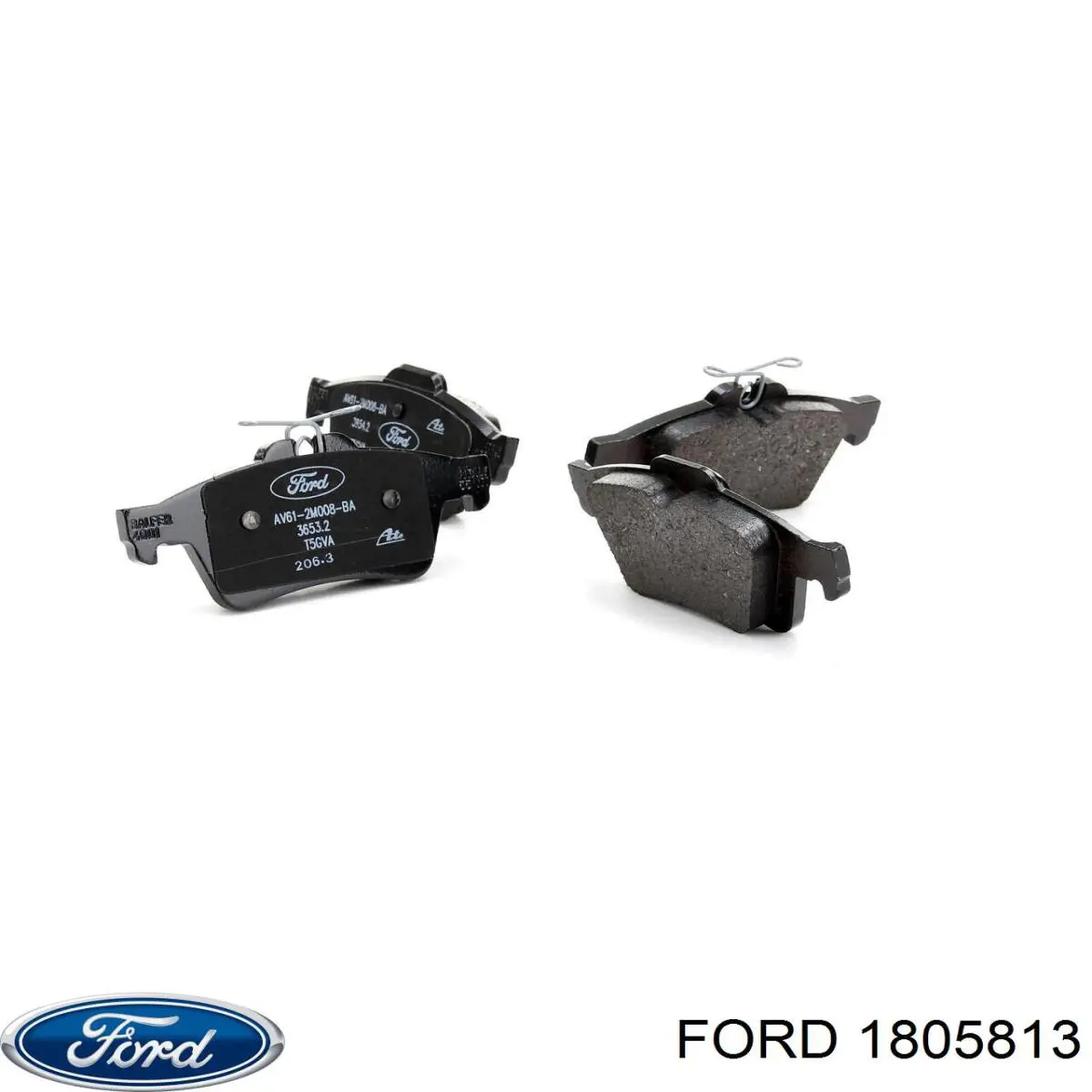 Купити 1805813 Ford Задні колодки