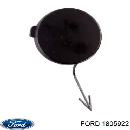 Заглушка бампера буксирувального гака, передня Ford 1805922 ціна, від 3.92 USD