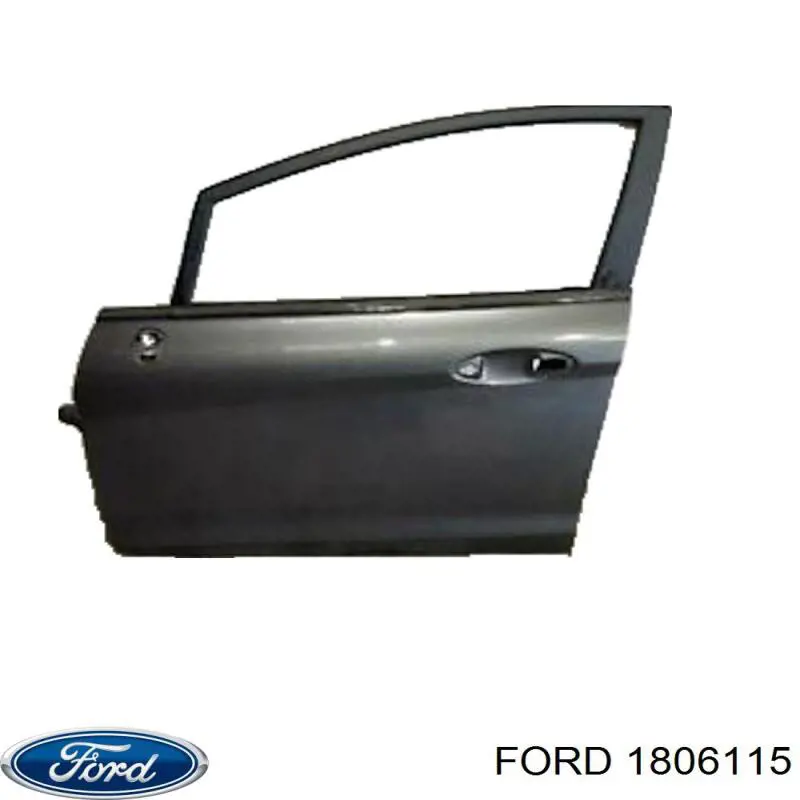 Двері передні, ліві на Ford Fiesta (CB1)