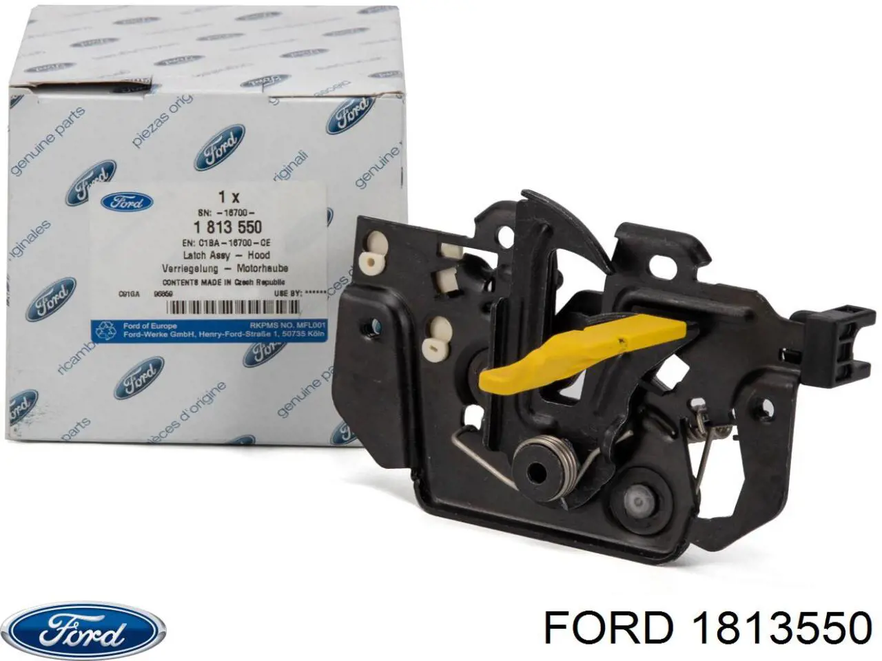 C1BA16700CE Ford Запор капота (замок і привід замка капота)