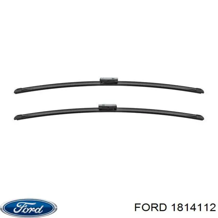 Щітка-двірник лобового скла, комплект з 2-х шт. Ford 1814112 ціна, від 27.53 USD