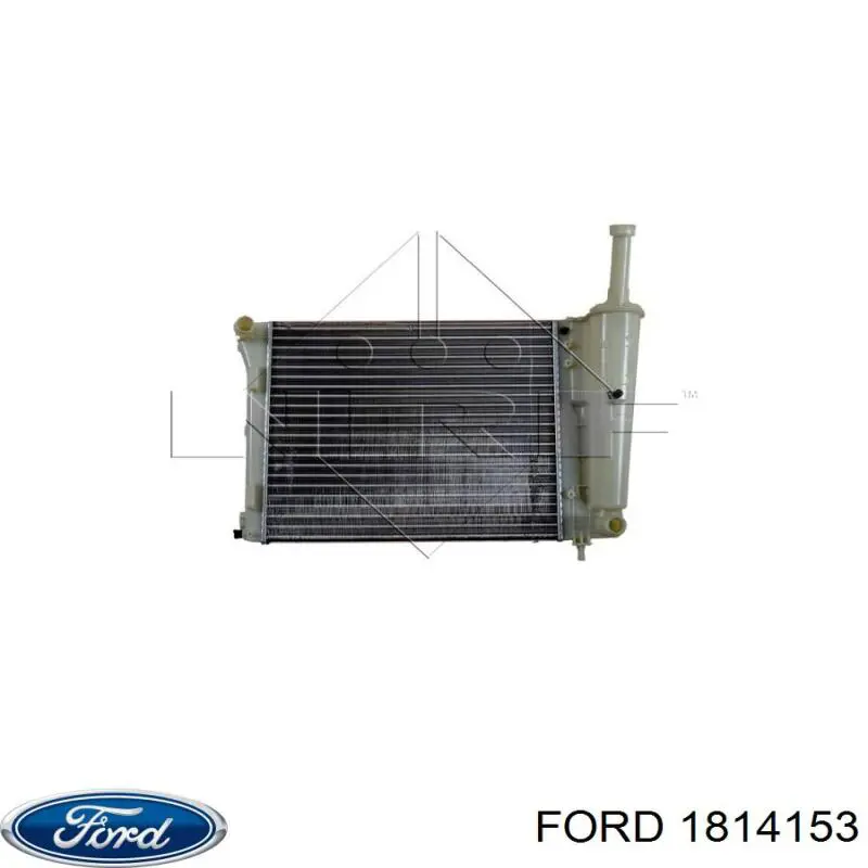 1814153 Ford радіатор охолодження двигуна