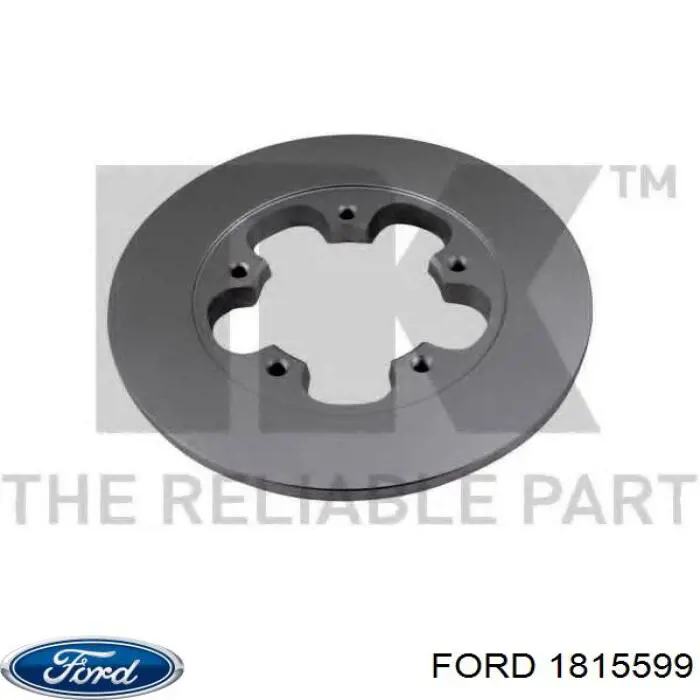 Гальмівні диски 1815599 Ford