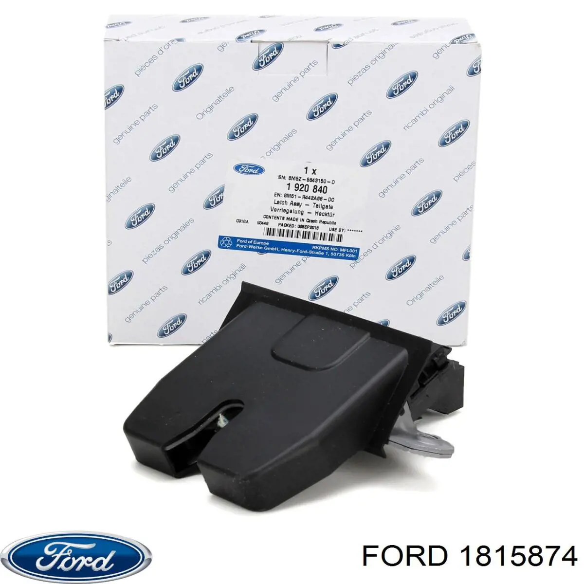 1815874 Ford капот