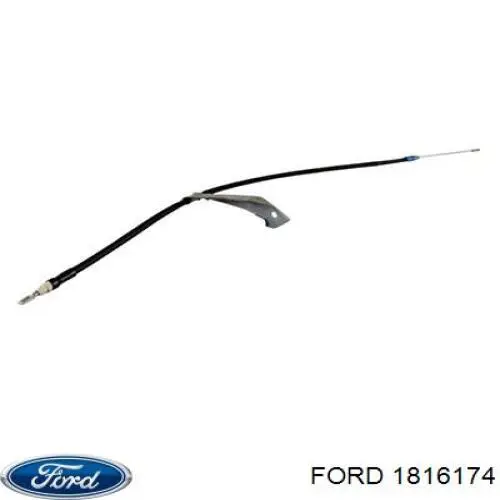 Купити 2556408 Ford Трос ручного гальма задній, правий