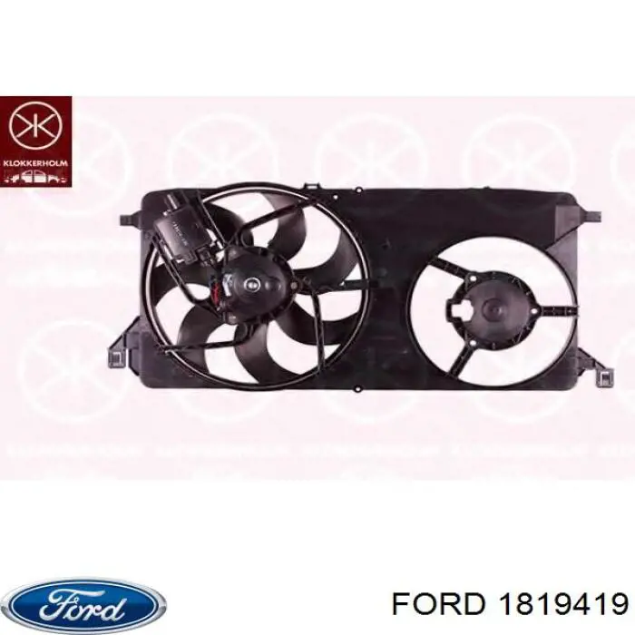 Дифузор радіатора охолодження, в зборі з двигуном і крильчаткою Ford 8C118C607AB ціна, від 63.34 USD