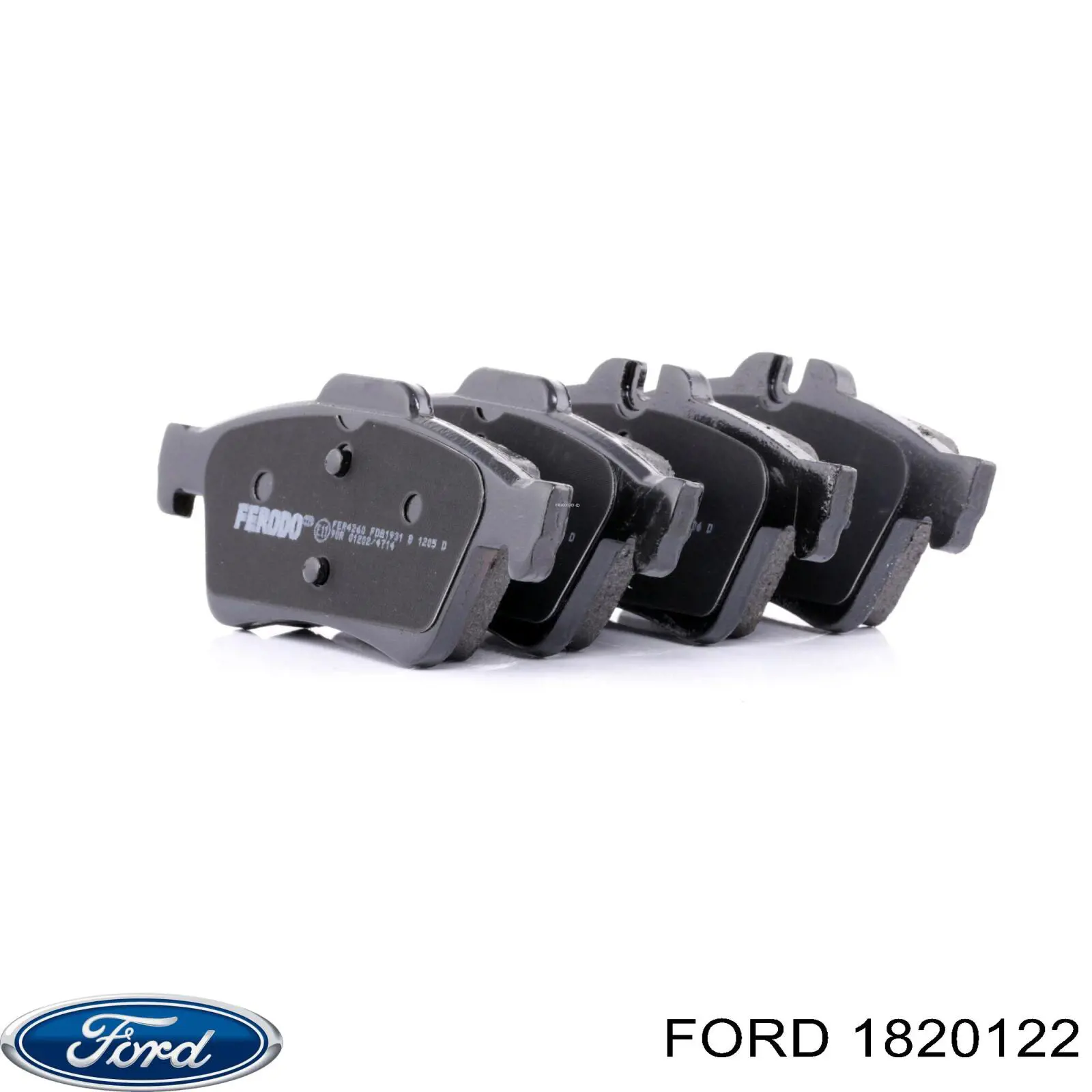 Задні дискові колодки Ford 1820122