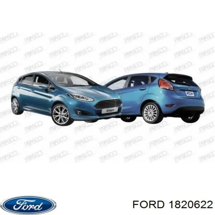 1820622 Ford Решітка протитуманних фар ліва