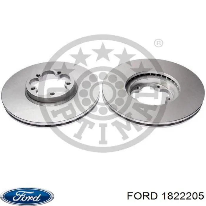 Гальмівні диски передні 1822205 Ford
