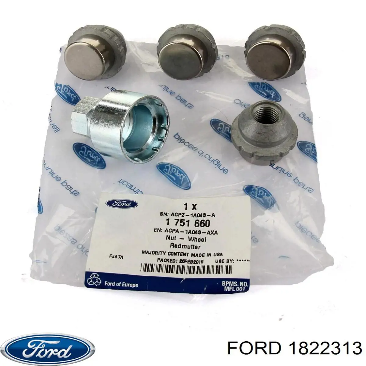 Ковпаки на диски Ford 1822313 ціна, від 41.60 USD
