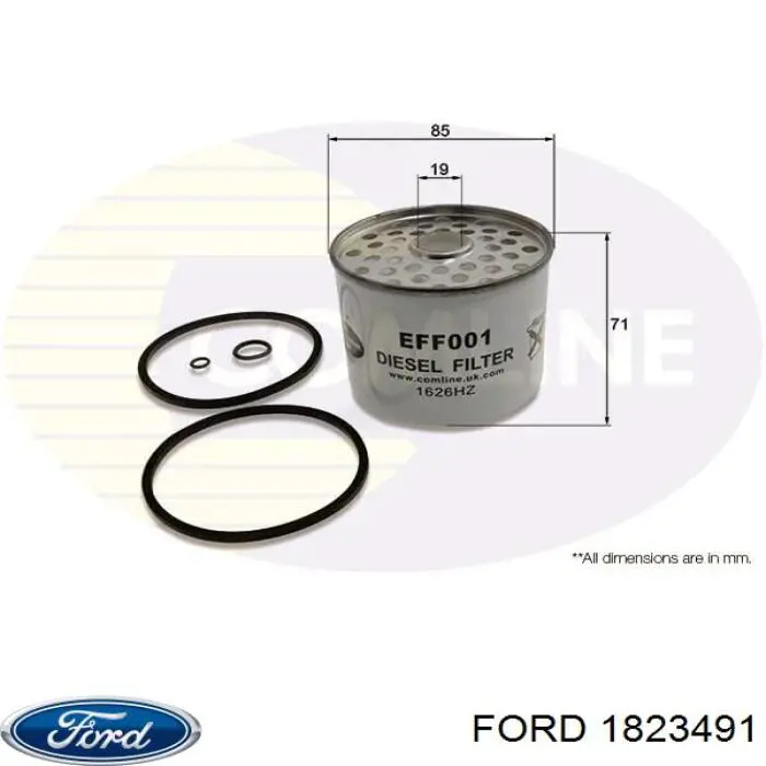 Купити 1823491 Ford Фільтр-відстійник палива грубої очистки