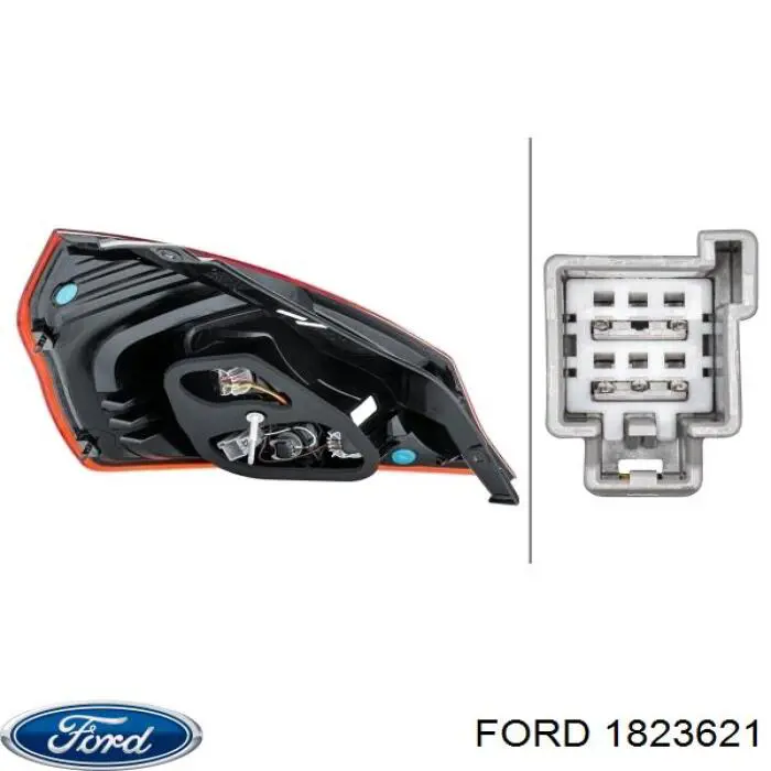 Купити 1823621 Ford Задня права фара