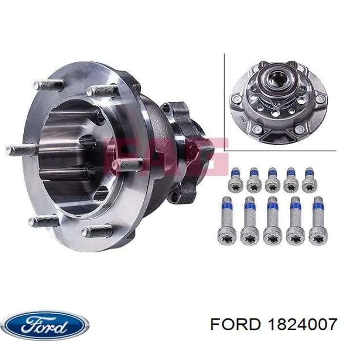 Купити 1824007 Ford Маточини передніх коліс