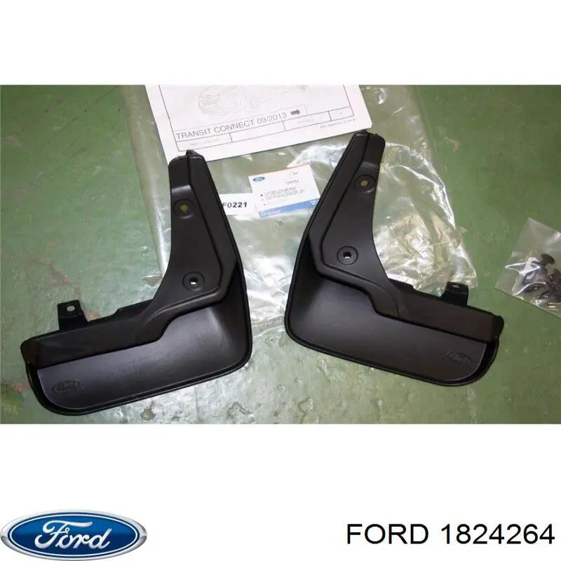 1824264 Ford Комплект передніх бризковиків