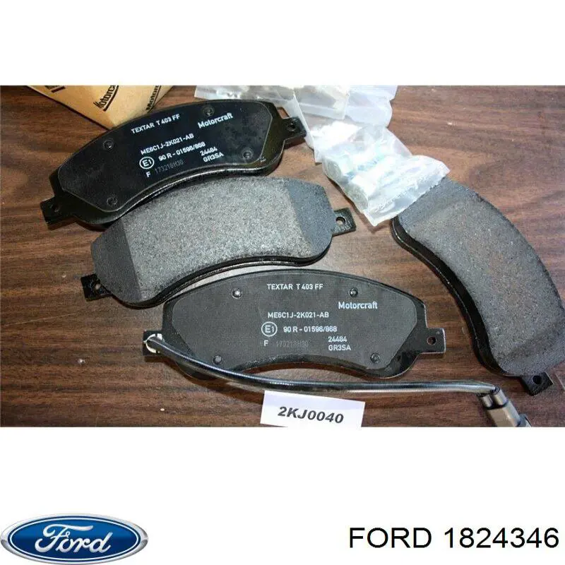 Купити 1824346 Ford Колодки гальмівні передні, дискові