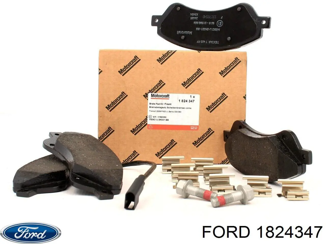 Передні тормозні колодки 1824347 Ford
