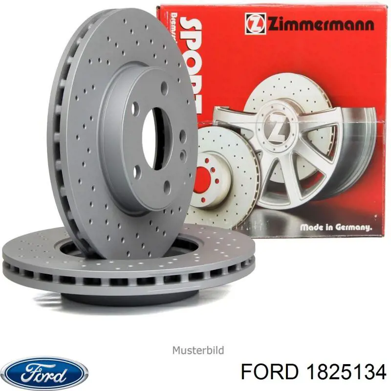 1825134 Ford Гальмо дискове переднє