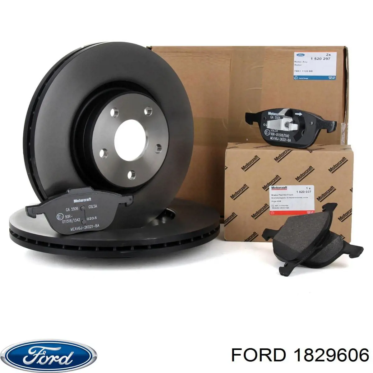 Диск переднього гальма Ford 1829606 ціна, від 54.36 USD