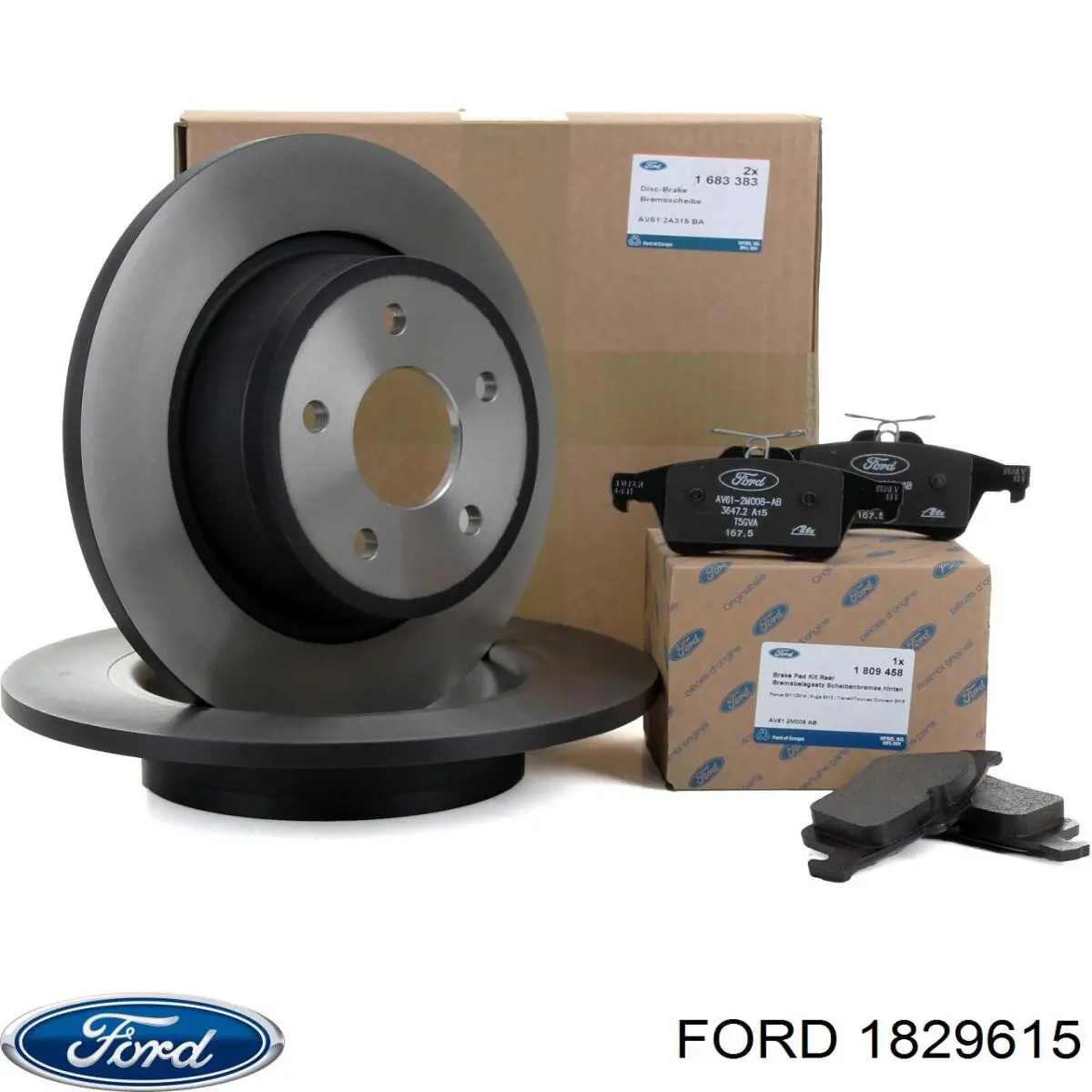 Задні дискові гальма Ford 1829615 ціна, від 29.06 USD