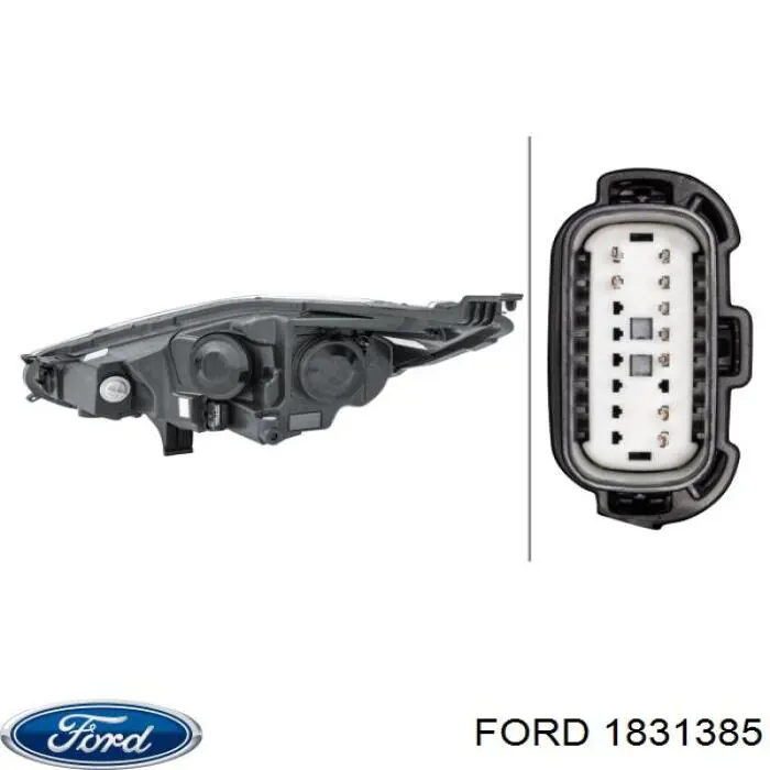 1831385 Ford фара права