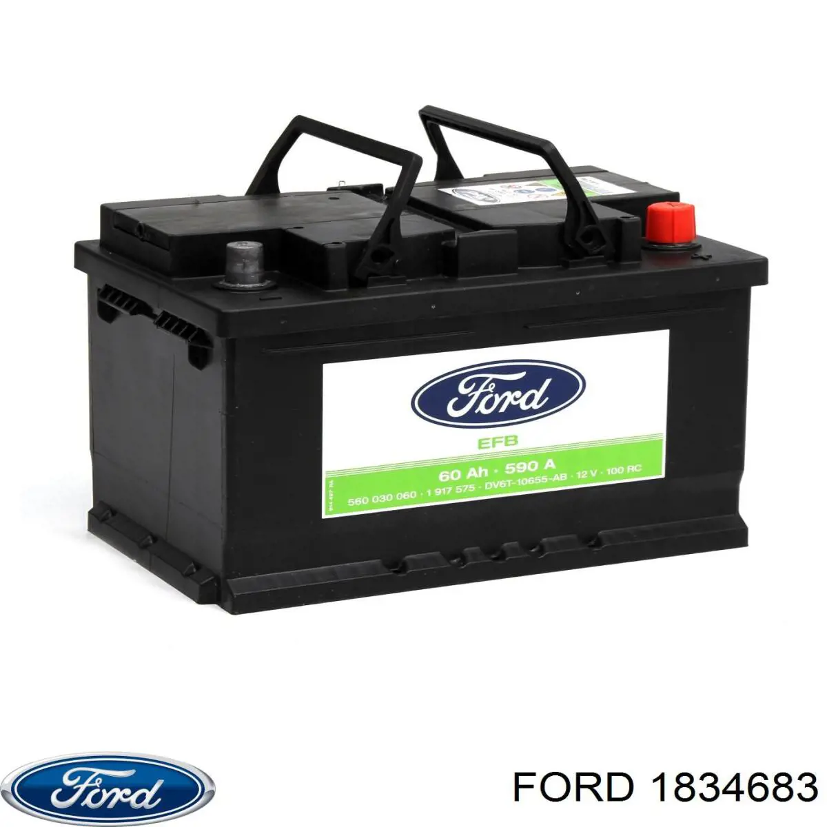 Батарея акумуляторна Ford 1834683 ціна, від 137.71 USD