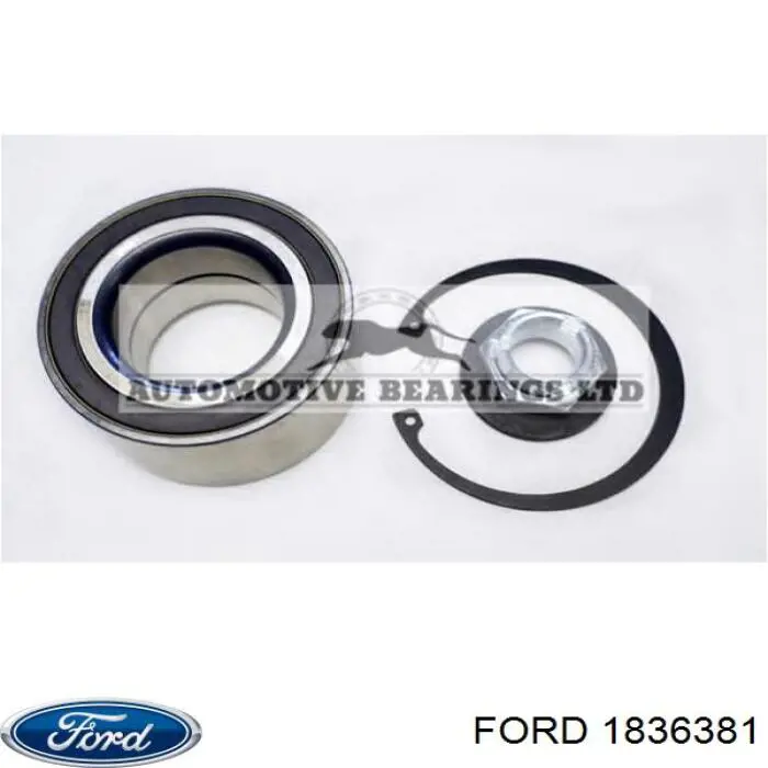 Купити 1836381 Ford Підшипник ступиці передньої