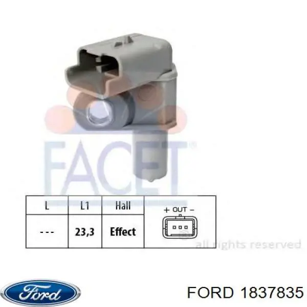 1837835 Ford датчик положення розподільного