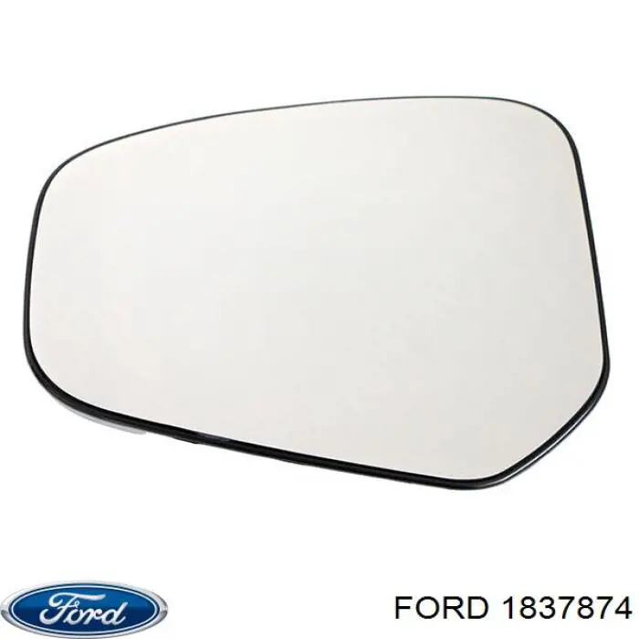 Дзеркальний елемент лівого дзеркала заднього виду Ford 1837874 ціна, від 77.81 USD