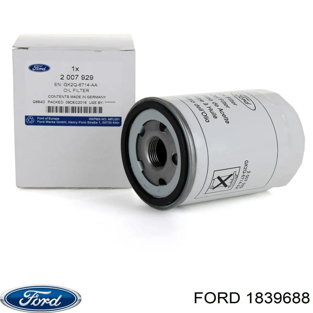 1839688 Ford Внутрішньосалонний фільтр