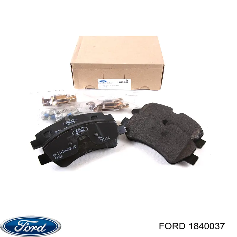 Задні гальмівні колодки 1840037 Ford