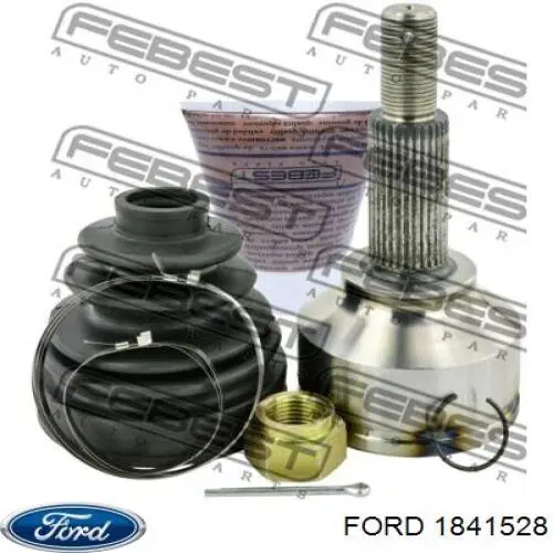 1841528 Ford Привід передній правий