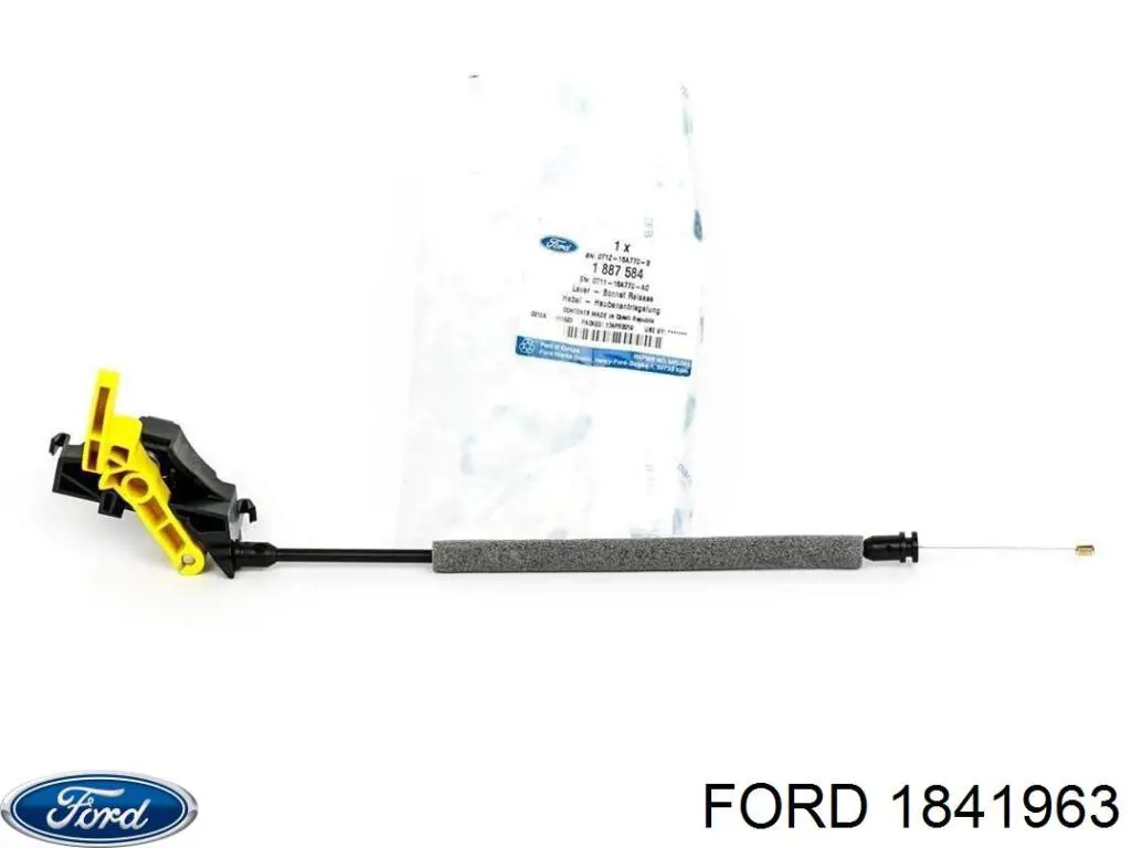 2519616 Ford Трос замка капота