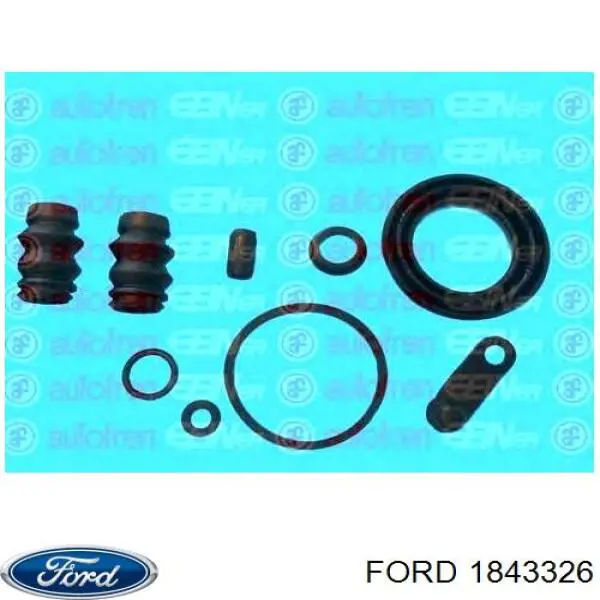 1843326 Ford Супорт гальмівний задній лівий